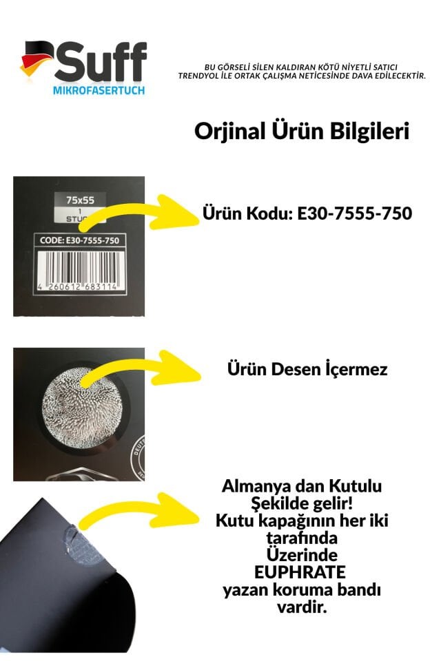 Alman Üretim Tank Bezi 75X55cm ( Mavi-Yeşil- Gri- Bej) ÜRÜN KODU E30-7555-750