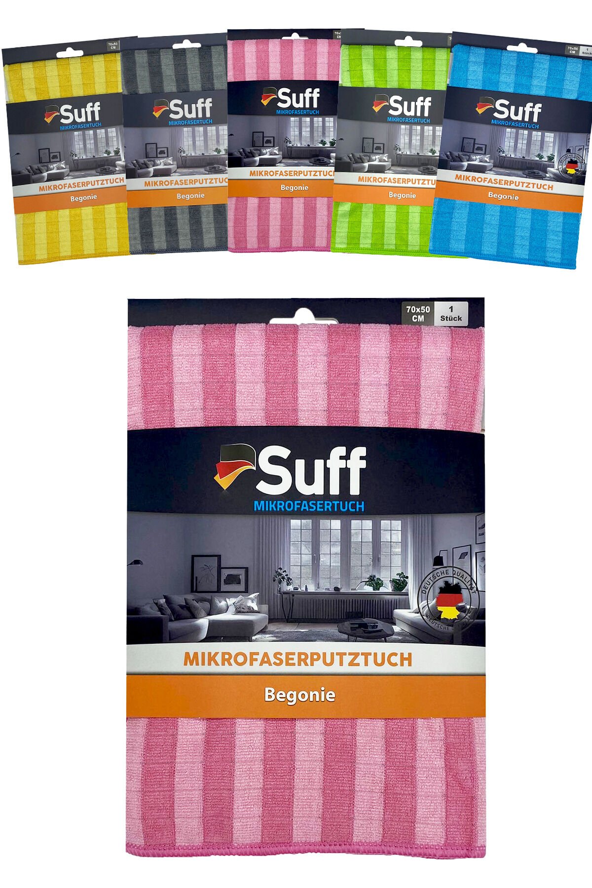 Begonya 3D Genel Temizlik Bezi 70x50 Leke Tutmaz Koku Yapmaz ( 1 Adet)