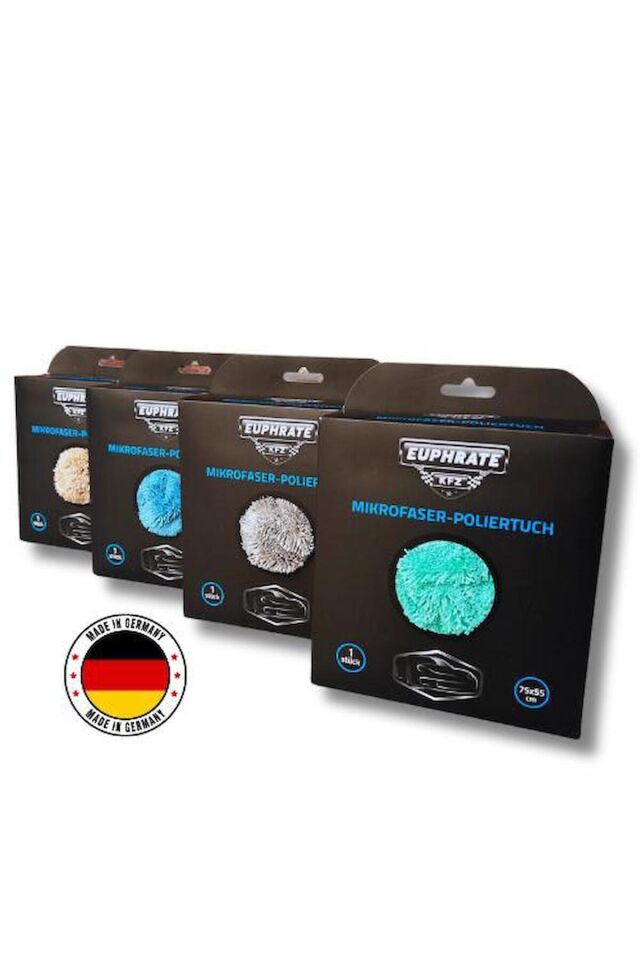 (4 Adet) Euphrate Mikrofiber Oto Kurulama ve Temizlik Alman Tank Bezi 75x55 cm. 750 GSM