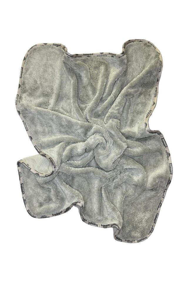 Mikrofiber Oto Kurulama ve Temizlik Alman Tank Bezi 75x55 cm. Renk: Gri 750 GSM