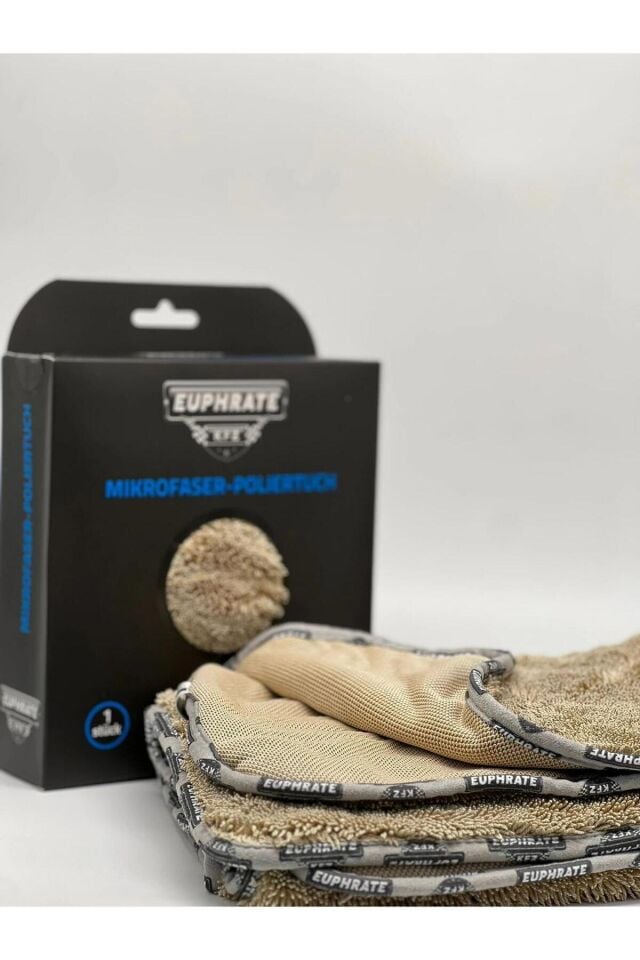 (3 Adet) Euphrate KFZ Mikrofiber Oto Kurulama ve Temizlik Alman Tank Bezi 75x55 cm. 750 GSM