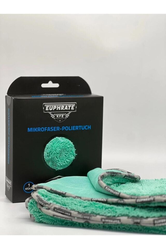 (3 Adet) Euphrate KFZ Mikrofiber Oto Kurulama ve Temizlik Alman Tank Bezi 75x55 cm. 750 GSM