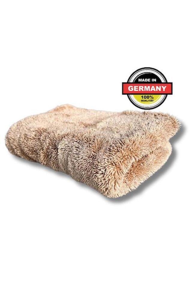 Mikrofiber Oto Kurulama ve Temizlik Alman Tank Bezi 75x55 cm. Renk: Kahve 750 GSM