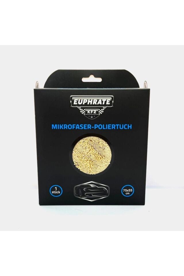 Mikrofiber Oto Kurulama ve Temizlik Alman Tank Bezi 75x55 cm. Renk: Kahve 750 GSM