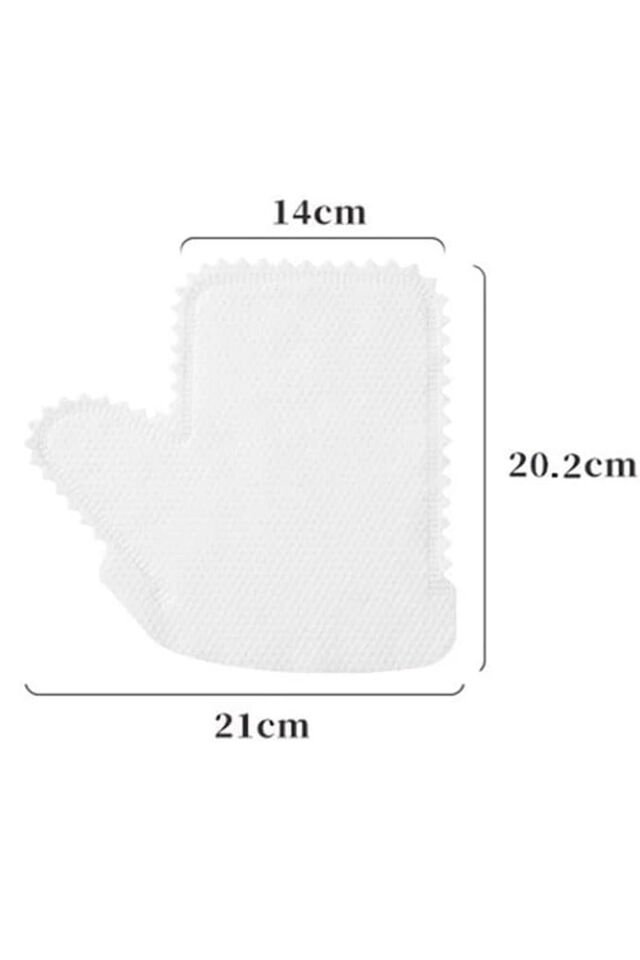 10'lu Çok Amaçlı Temizlik Eldiveni Paket Toz Alma Bezi Hassas Temizlik ve Hijyen Eldiveni Beyaz