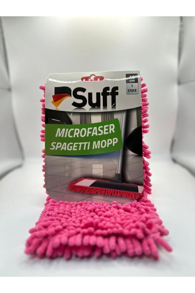 1 Adet Nemli Ve Kuru Makarna Mop Ucu Mikrofiber Paspas Yedeği 40 Cm MİX