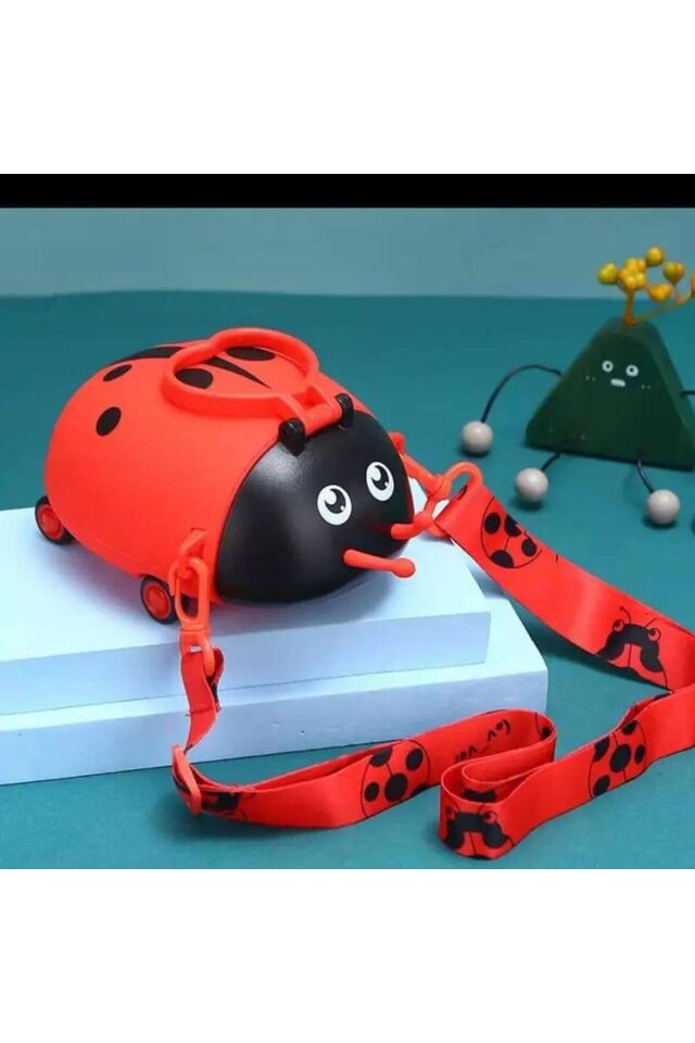 Uğur Böceği Su Matarası kırmızı