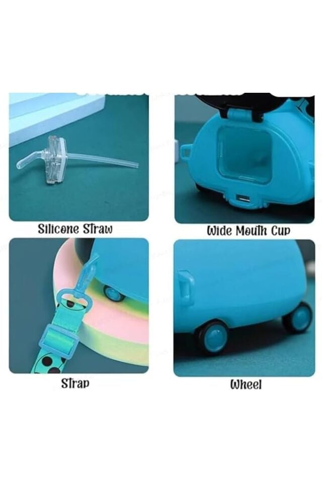 Uğur Böceği Su Matarası kırmızı