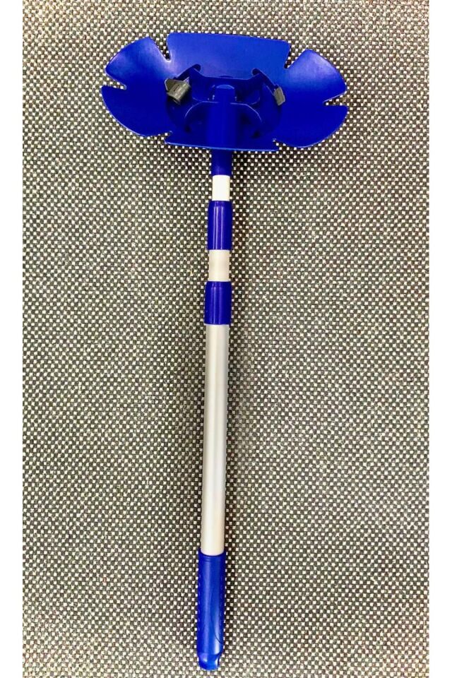 Suff Mikrofiber Teleskopik Araba Yıkama Fırçası - Araba Mopu ( 1 Mop Ve 1 Sopa Set) mavi yeşil kırmızı gri