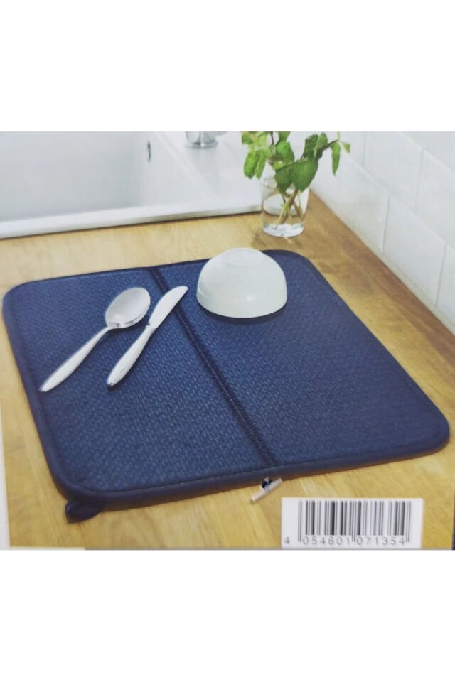 Bulaşık Matı ( 44 x 36 CM )  1 ADET Lacivert  36 x 46