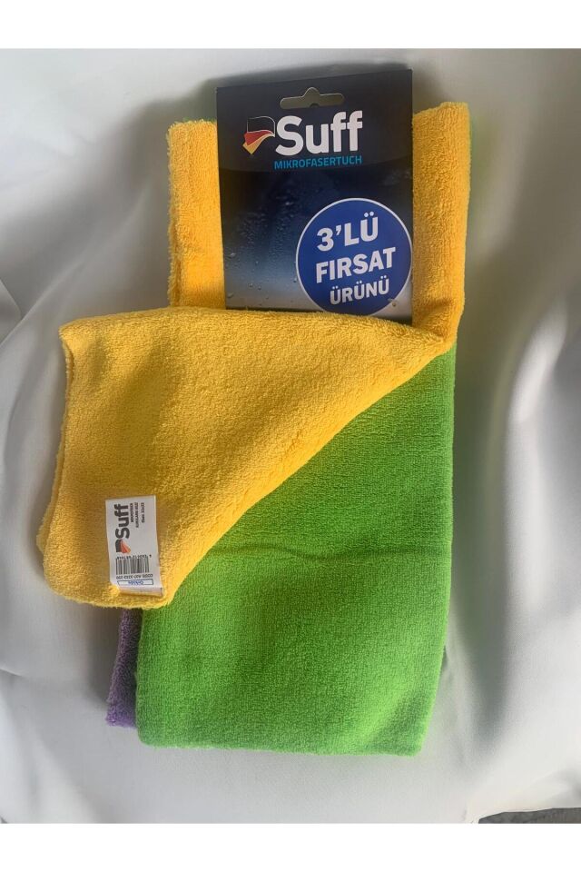 ORKİDE 3'LÜ MİKROFİBER KURULAMA BEZİ (32 X 32 CM) 1Paket