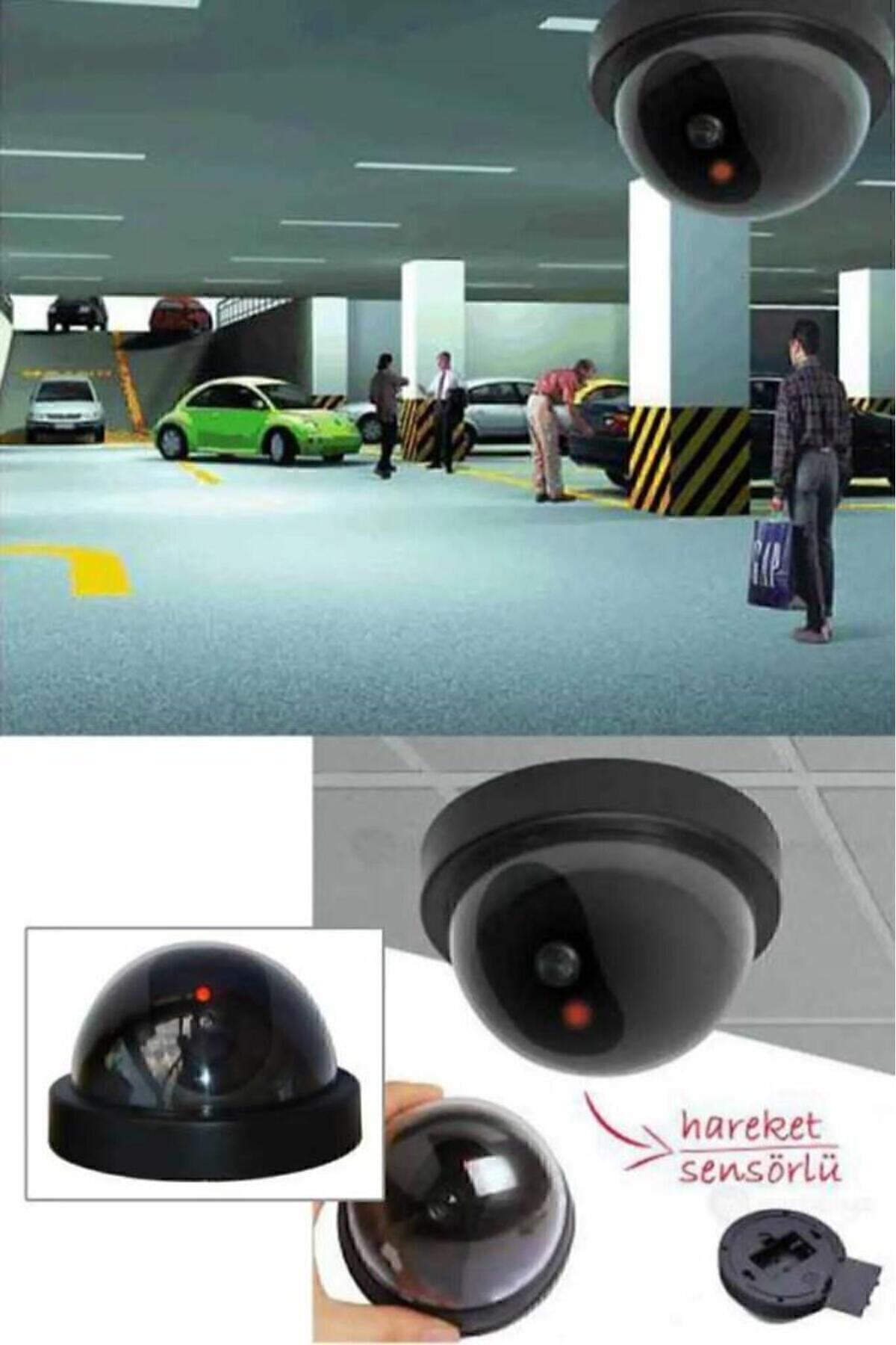 Main Shop Kablosuz Fake Dome Hırsız Caydırıcı Işıklı Ledli Yalancı Kamera Güvenlik Kamerası M-157