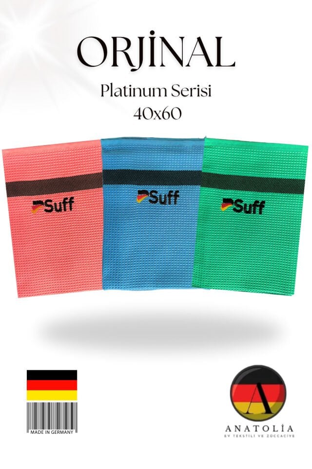 PLATIN SERİSİ 3'LÜ SİHİRLİ BEZ (60 X 40 CM)