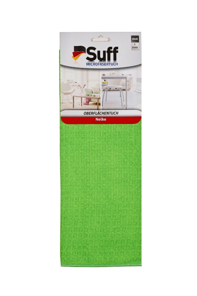 Karanfil Mikrofiber Bez/ Damalı Genel Temizlik Bezi (40X40CM)