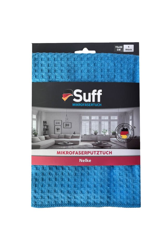 Karanfil Mikrofiber Bez/ Damalı Genel Temizlik Bezi (70X50CM)