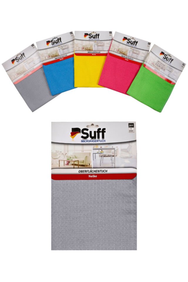 Karanfil Mikrofiber Bez/ Damalı Genel Temizlik Bezi (70X50CM)