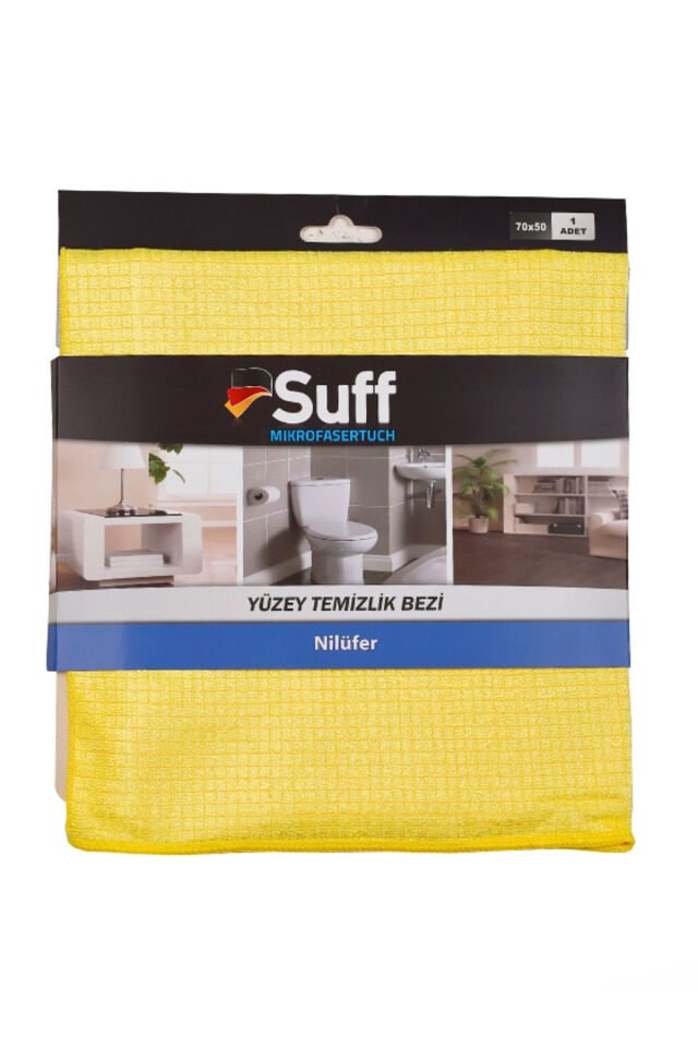 Nilüfer Mikrofiber Bez/ Küçük Damalı Genel Temizlik Bezi (70x50cm)