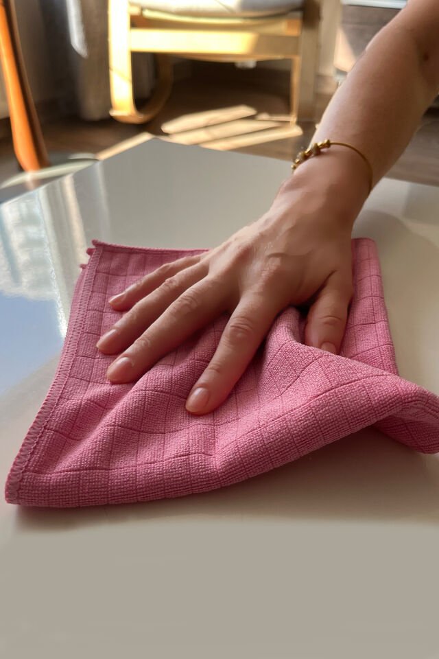 ( 3 Adet ) Mikrofiber Mutfak Temizlik Bezi 40*40 Cm Leke Tutmaz Koku Yapmaz (MİX RENK)