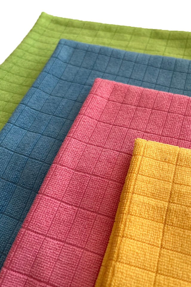 ( 3 Adet ) Mikrofiber Mutfak Temizlik Bezi 40*40 Cm Leke Tutmaz Koku Yapmaz (MİX RENK)
