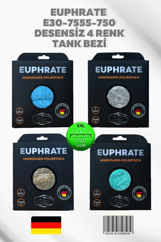 Alman Üretim Mikrofiber Euphrate Tank Bezi 75x55 ÜRÜN KODU E30-7555-750 DESENSİZ (1ADET)