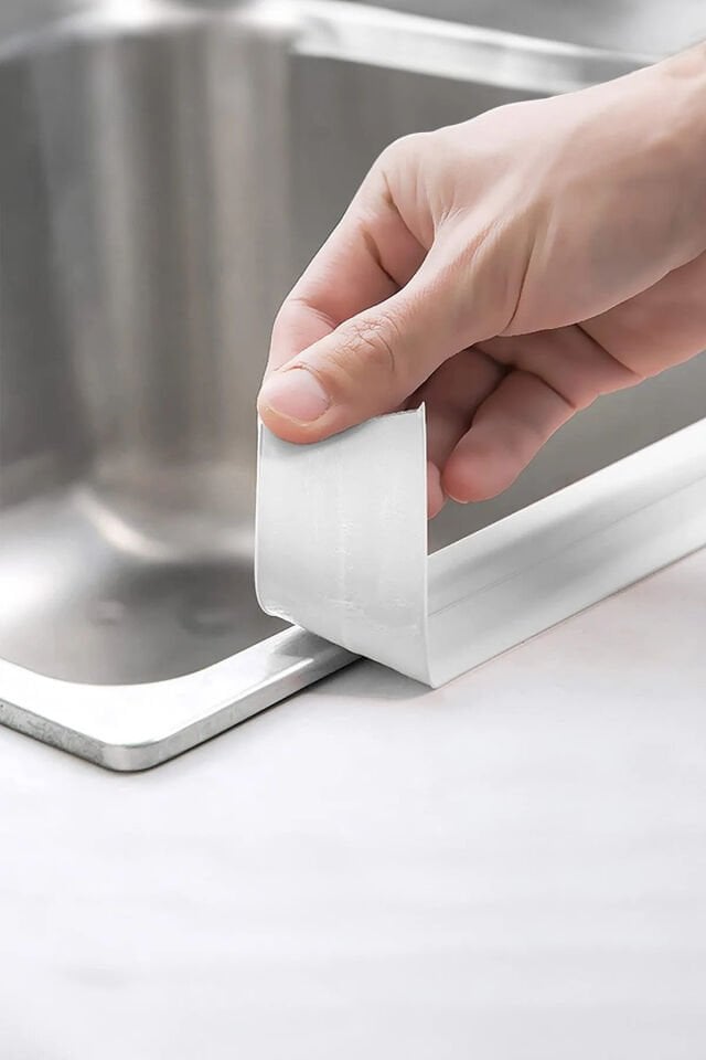 Su Sızdırmaz Geçirmez Bant Lavabo Küvet Kenar Bandı Küvet Duş 3,2 M X 38 Beyaz