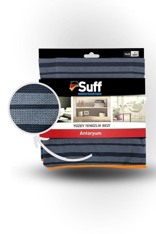 Antoryum Mikrofiber Bez / Halı- Koltuk - Döşeme Bezi - 70x50 (1ADET)