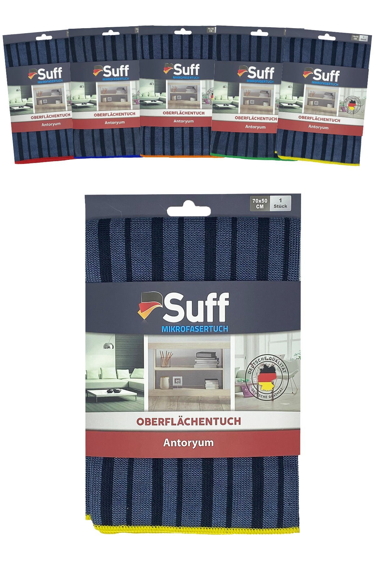 Antoryum Mikrofiber Bez / Halı- Koltuk - Döşeme Bezi - 70x50 (1ADET)