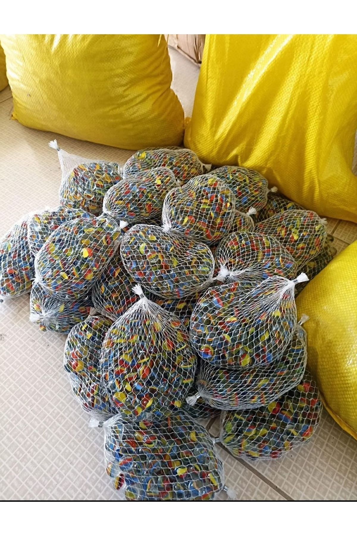 Rengarenk 100 Adet 1 Paket Karışık Bilye