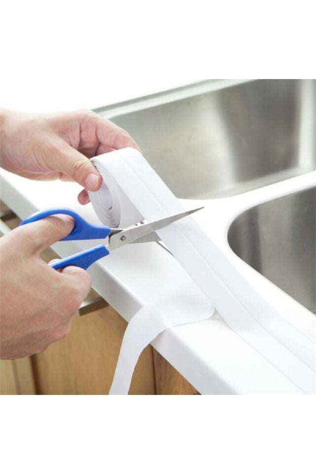 Mutfak Lavabo Klozet Duvar Duşakabin Derz Dolgu Fayans Kapatıcı 1,5 Mt Su Sızdırmaz Geçirmez Bant