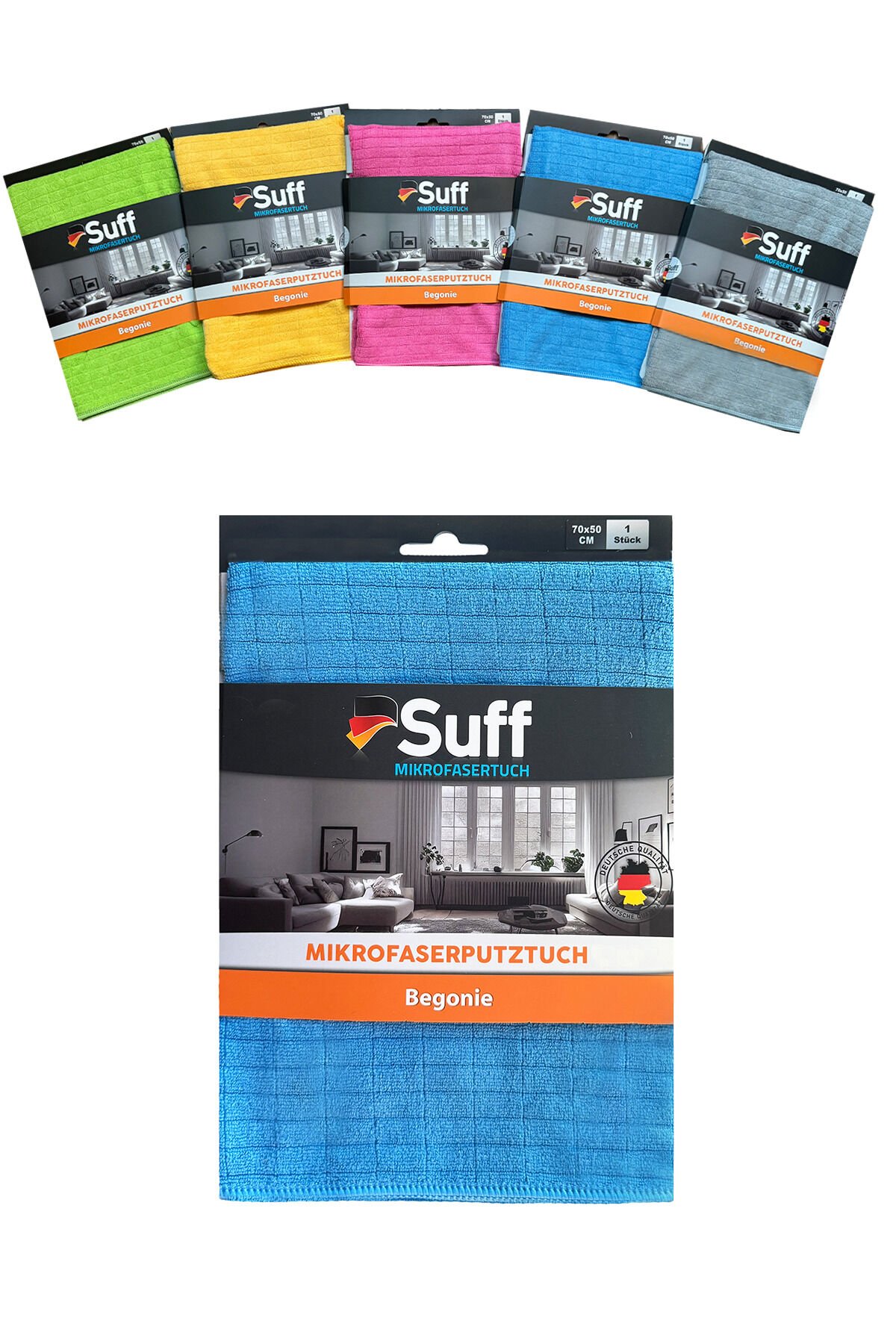 Begonya Mikrofiber Genel Temizlik Bezi(70X50 CM) Leke Tutmaz Koku Yapmaz