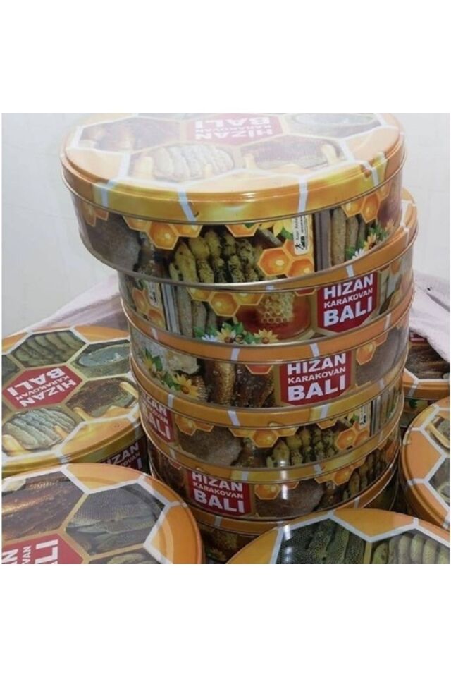 Hizan Karakovan Organik Doğal Tamamen Şekersiz Şifalı Petek Bal 1kğ