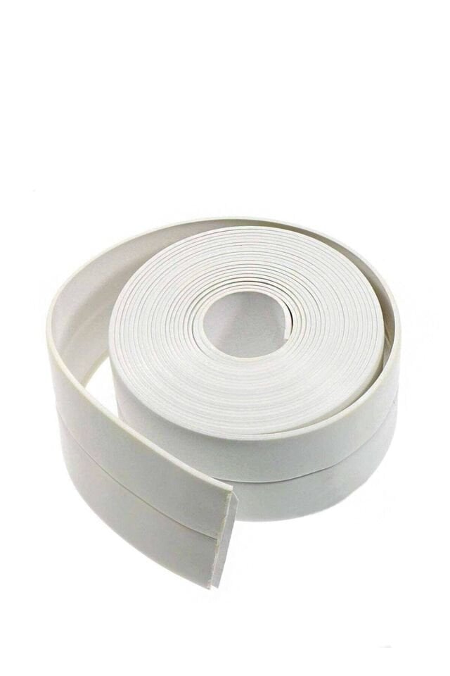 Su Sızdırmaz Banyo Duşakabin Küvet Kenar Mutfak Lavabo Ocak Izolasyon Bandı 3.2 Mt Beyaz Beyaz