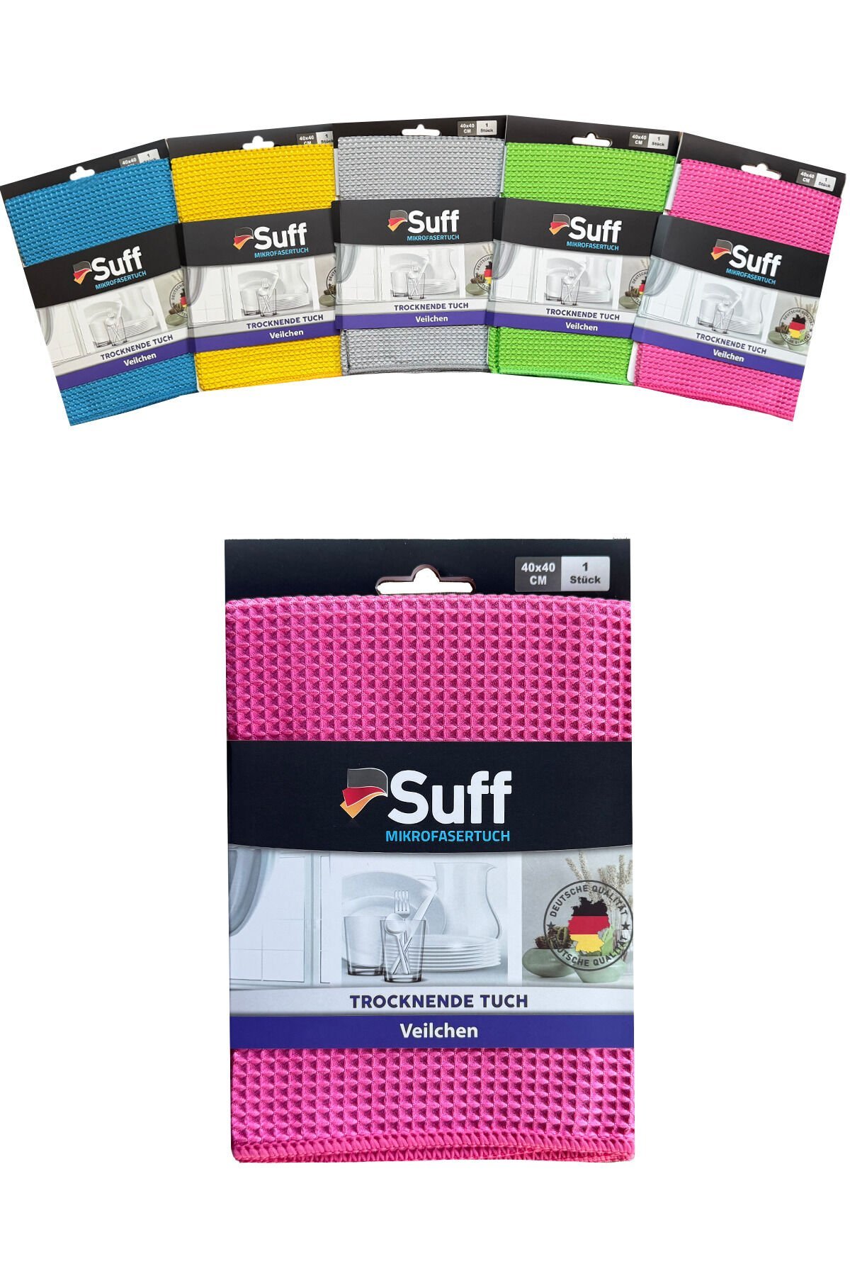 Menekşe Mikrofiber Kurulama Bezi (40x40cm)