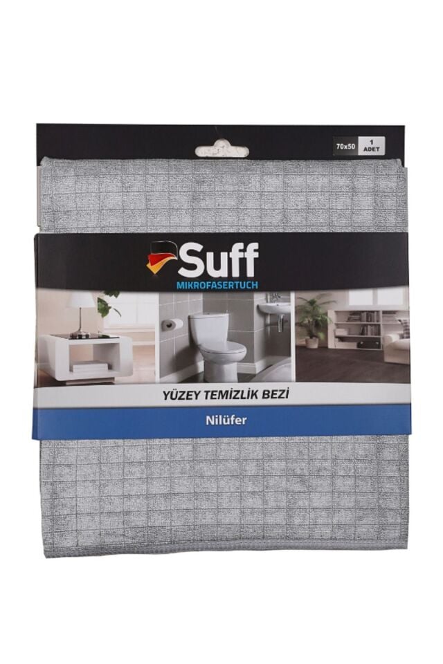 Nilüfer Mikrofiber Bez/ Damalı Genel Temizlik Bezi (70x50cm)