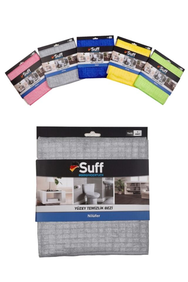 Nilüfer Mikrofiber Bez/ Damalı Genel Temizlik Bezi (70x50cm)