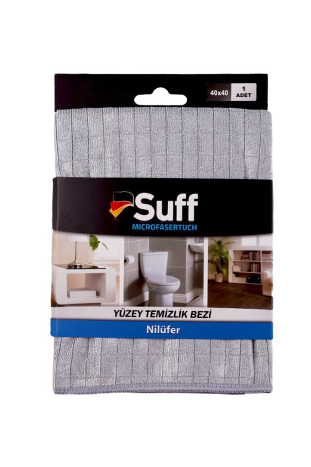 Nilüfer Mikrofiber Bez/ Damalı Genel Temizlik Bezi (40x40cm)