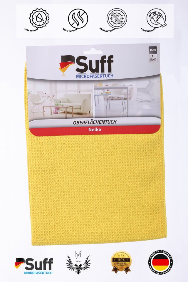 Karanfil Mikrofiber Bez/ Genel Temizlik Bezi (70X50CM)