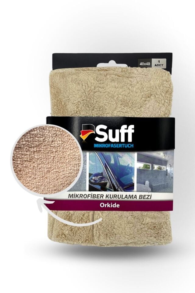 Orkide Mikrofiber Temizlik Oto Bezi (40x40cm)