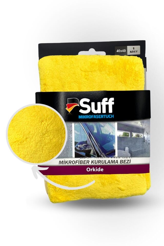Orkide Mikrofiber Temizlik Oto Bezi (40x40cm)