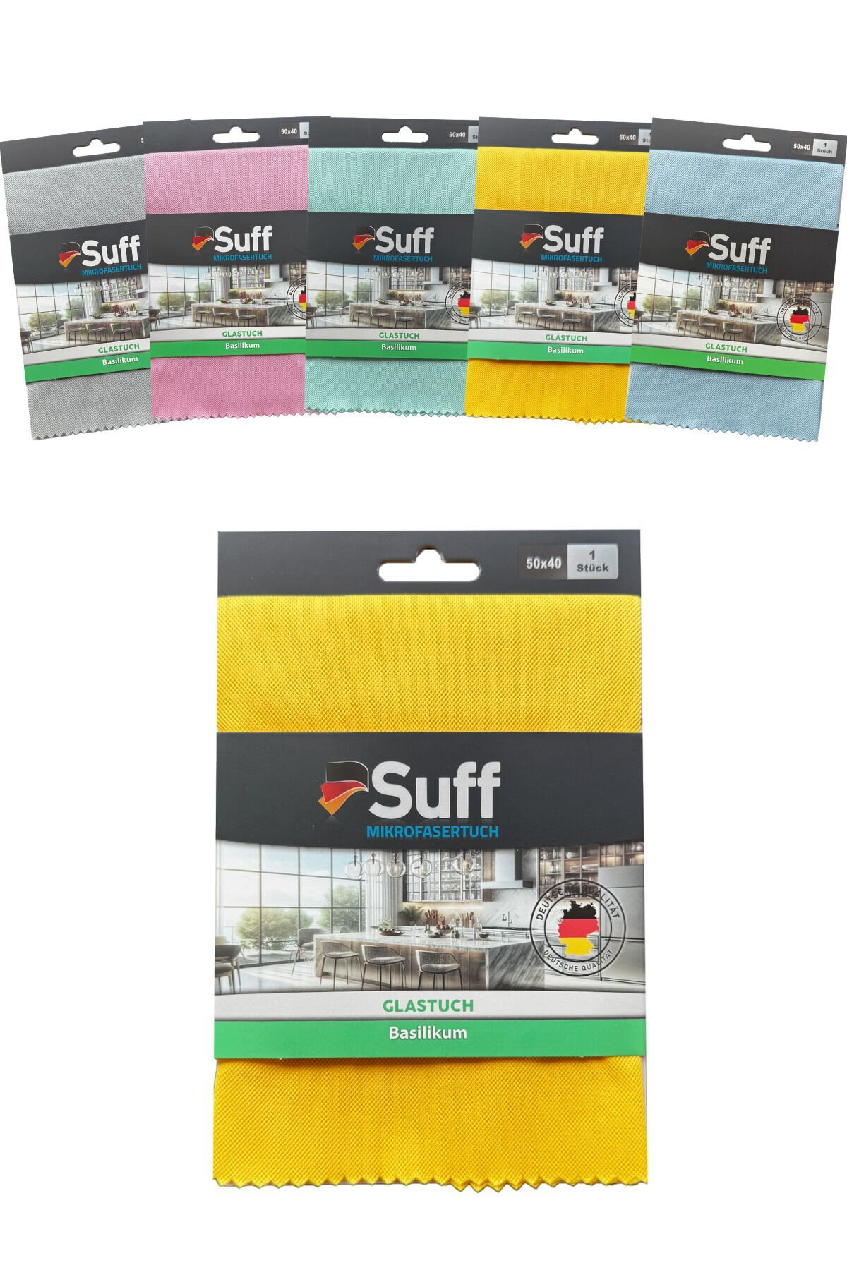 Fesleğen Mikrofiber Bez /cam-ayna Bezi (50X40CM)