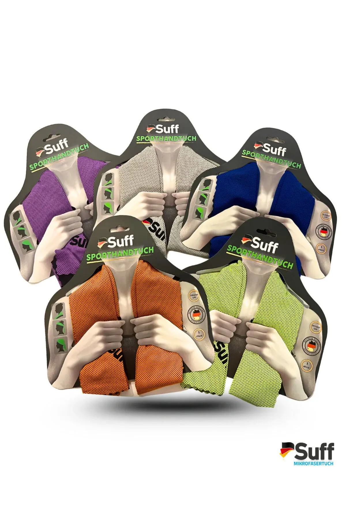Sporcu Soğutma Havlusu 110x30cm Süper Emici Şok Kuruma (1 ADET) 3D